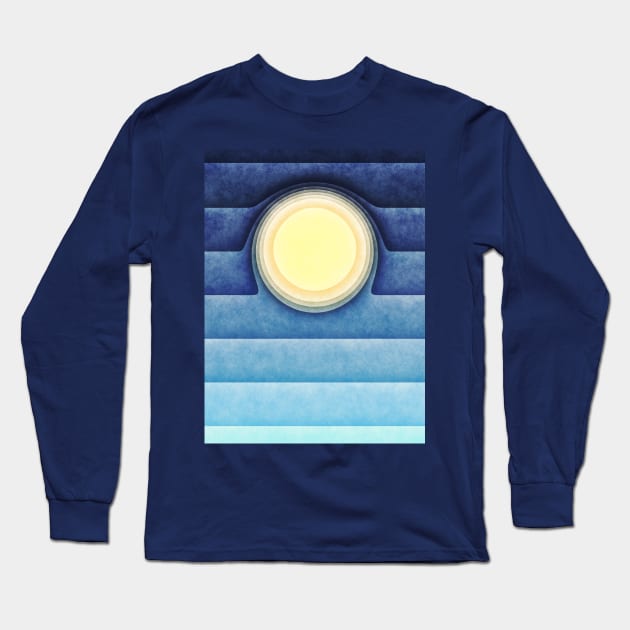 Sun and Sky Long Sleeve T-Shirt by perkinsdesigns